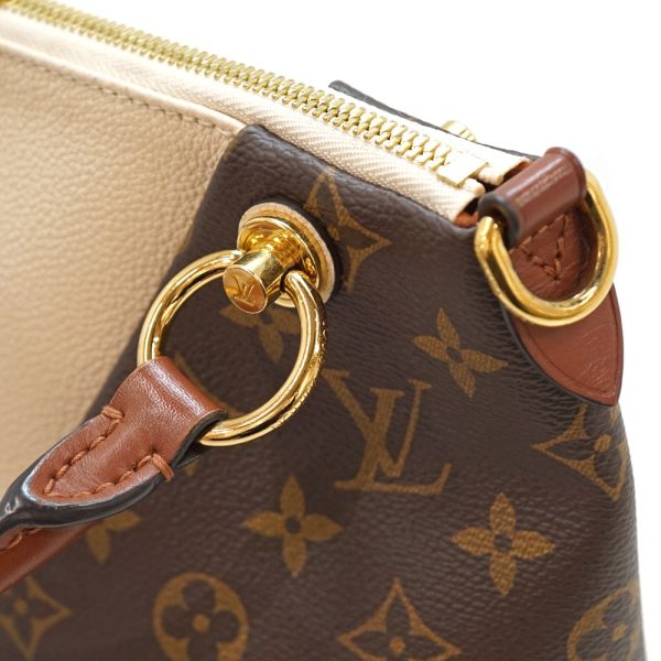 22 5 8 Louis Vuitton V Tote BB Monogram Canvas Handbag Brown