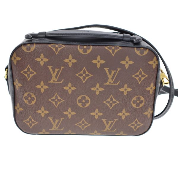 22 6143 2 Louis Vuitton Santonge Shoulder Bag Crossbody Monogram Canvas Brown Black