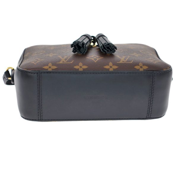 22 6143 4 Louis Vuitton Santonge Shoulder Bag Crossbody Monogram Canvas Brown Black