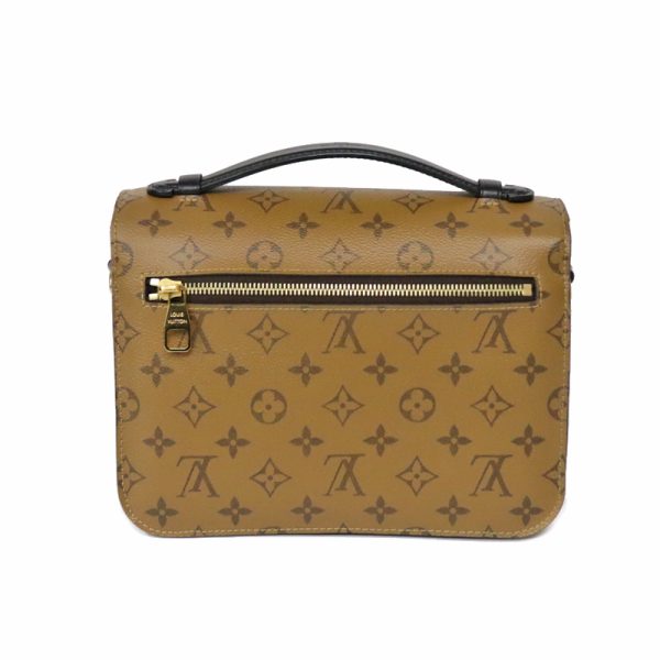 22 7333 3 Louis Vuitton Pochette Metis MM Monogram Shoulder Bag Brown