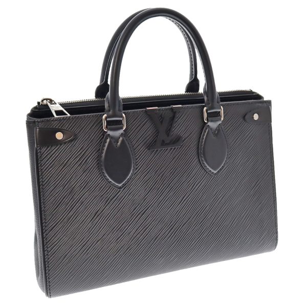 22 7436 1 Louis Vuitton Grenelle Tote PM Epi Leather Handbag Black