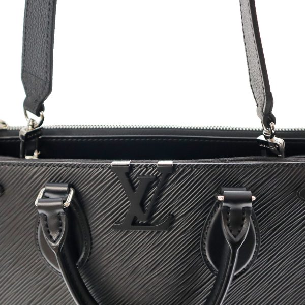 22 7436 8 Louis Vuitton Grenelle Tote PM Epi Leather Handbag Black