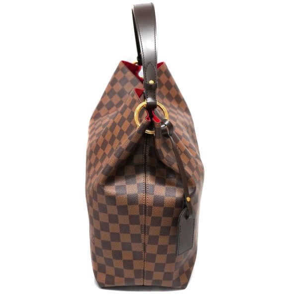 22 9412 4 Louis Vuitton Graceful MM Shoulder Bag Damier Ebene Canvas Brown