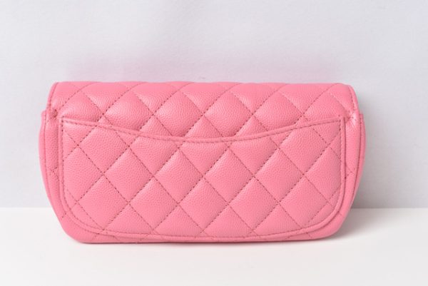 2209 779 1 ch 12 Chanel smartphone shoulder bag mini pouch Pink