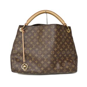 23 2230 1 Louis Vuitton Monogram Flower Hobo Shoulder Bag Brown