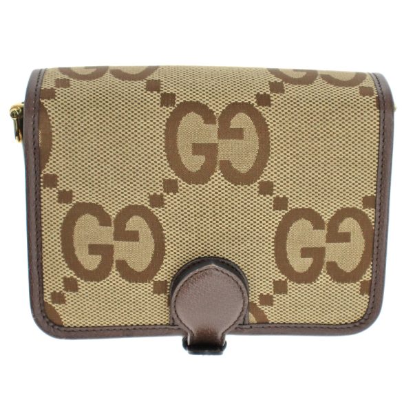 23 3290 2 GUCCI Shoulder Bag Jumbo GG Canvas