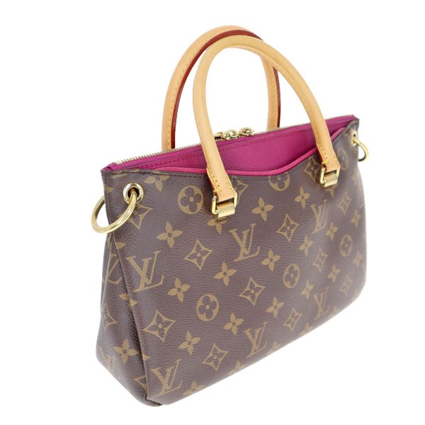 23 3628 2 Louis Vuitton Pallas BB 2way Bag Monogram Grape Brown