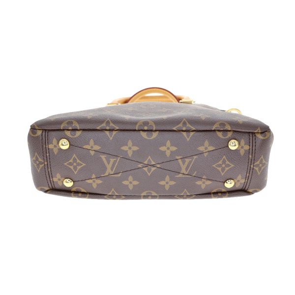 23 3628 3 Louis Vuitton Pallas BB 2way Bag Monogram Grape Brown