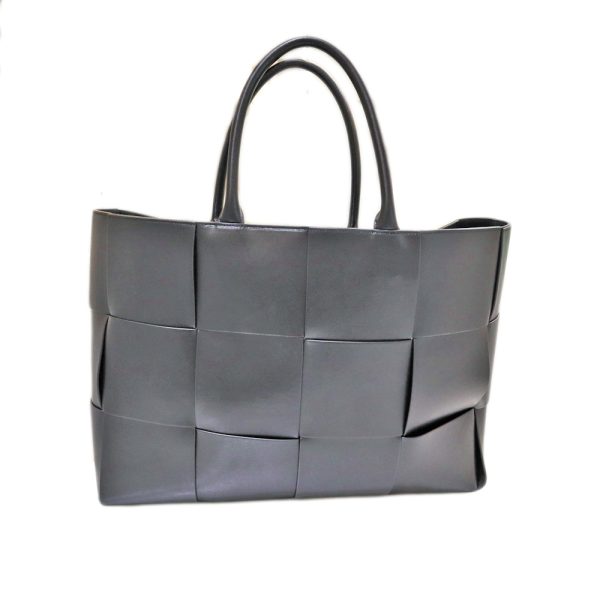 23 4356 4 BotteganVeneta Large Alco Tote Bag Leather Tote Bag Black