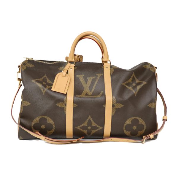 23 4397 1 Louis Vuitton Keepall Bandouliere 50 Monogram Boston Bag Brown