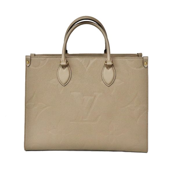 23 4583 1 Louis Vuitton On the Go Monogram Canvas Handbag Beige