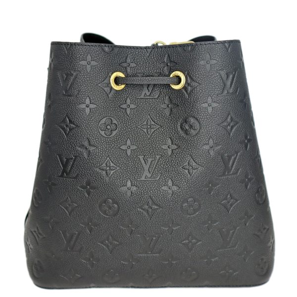 23 4923 02 Louis Vuitton NeoNoe Monogram Empreinte Handbag Black