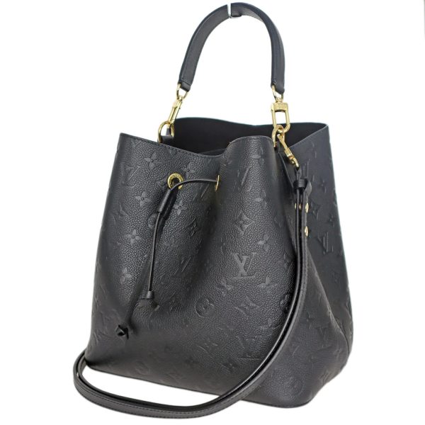 23 4923 Louis Vuitton NeoNoe Monogram Empreinte Handbag Black