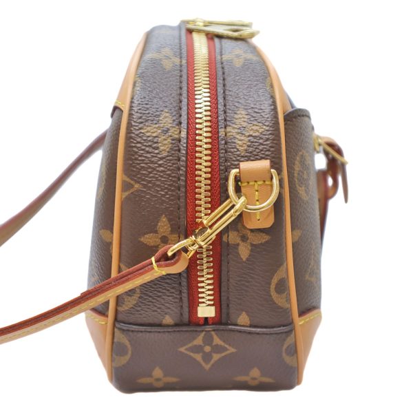 23 531 3 Louis Vuitton Deauville Mini Shoulder Bag Monogram Canvas Brown Brand Mini Bag