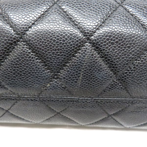 23 685806 Chanel Tote Bag Caviar skin Shoulder Bag Black