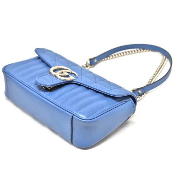 23 9124 11 Gucci Chain Shoulder Bag Blue