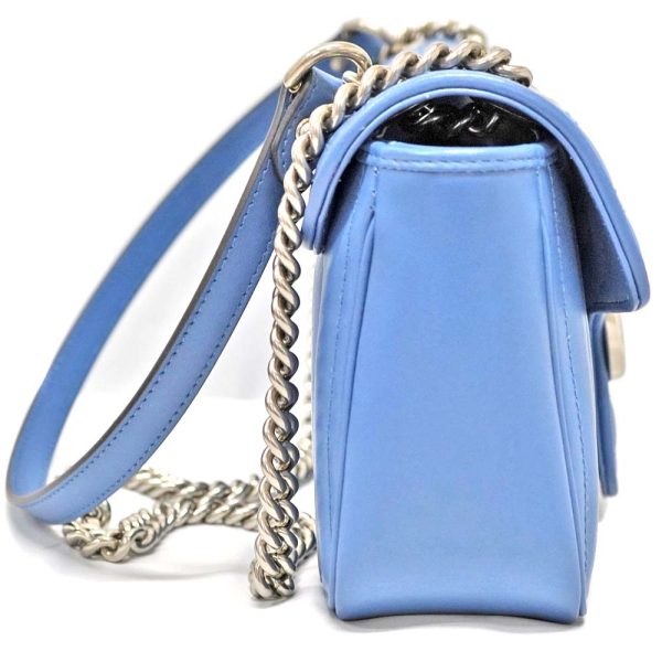 23 9124 3 Gucci Chain Shoulder Bag Blue