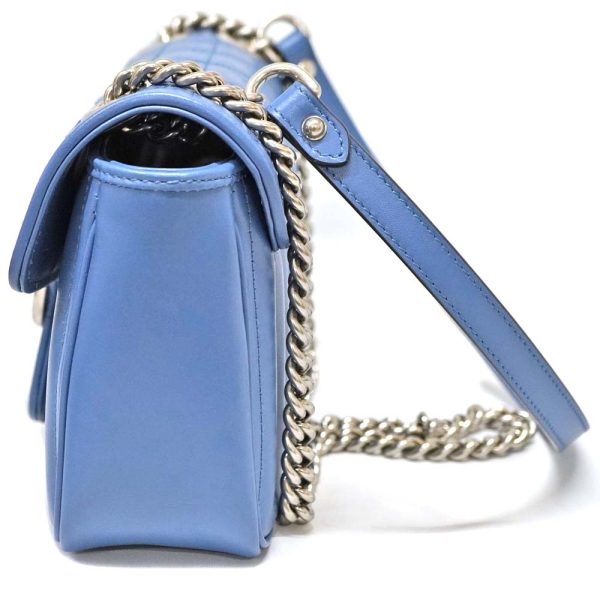 23 9124 4 Gucci Chain Shoulder Bag Blue