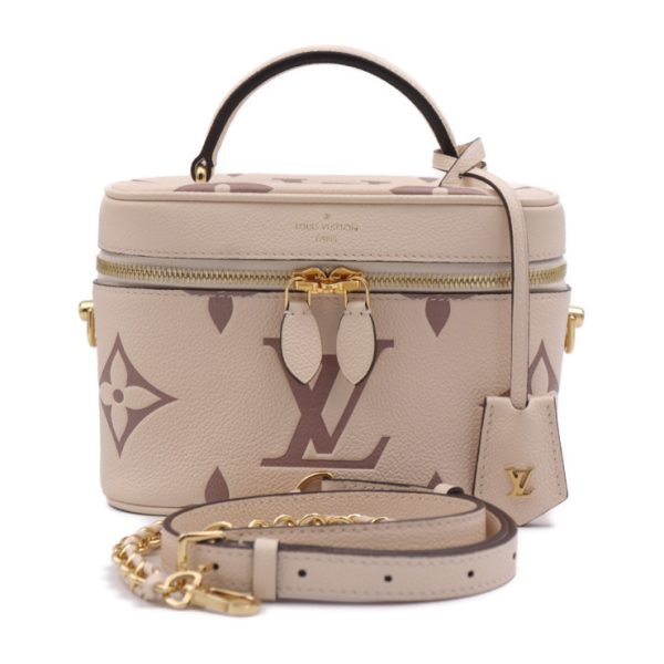 2303073007019 1 Louis Vuitton Vanity PM Monogram Empreinte Handbag Creme Bois de Rose