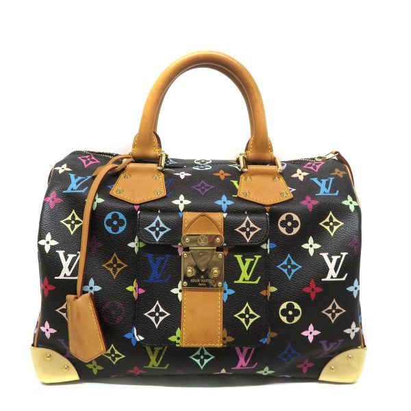 23086431 Louis Vuitton Speedy 30 Monogram Multicolor Tole Bag Multicolour