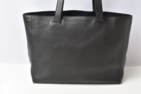 23122123 lo 6 Loewe East West Shopper Anagram Leather Tote Bag Black