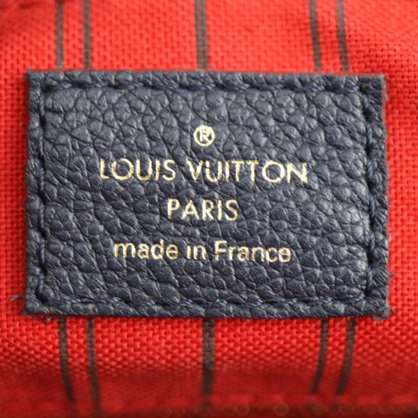 2314093010030 8 Louis Vuitton Speedy Bandouliere 25 Monogram Empreinte Leather 2way Shoulder Bag Handbag Marine Rouge Navy