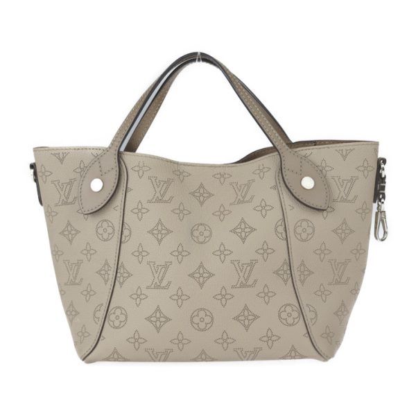 2317043007100 3 Louis Vuitton Hina PM Monogram Mahina Leather 2way Shoulder Bag Galle Beige
