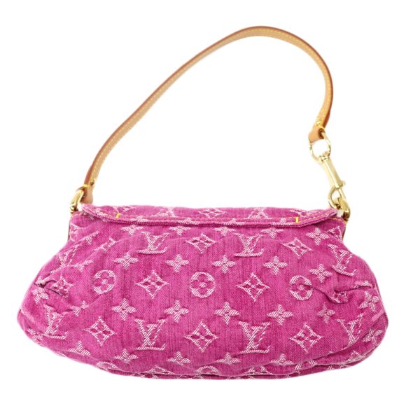 24 149 02 Louis Vuitton Mini Pleaty Monogram Denim Pink