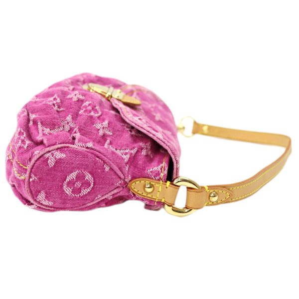 24 149 03 Louis Vuitton Mini Pleaty Monogram Denim Pink