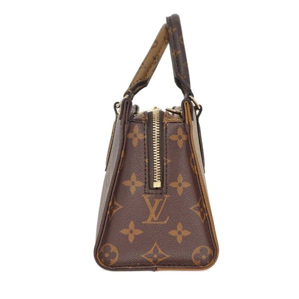 24 1983 3 Louis Vuitton On The Go EW Monogram Giant Reverse Shoulder Handbag 2way Brown