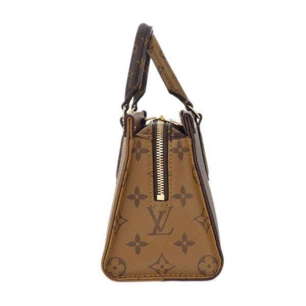 24 1983 4 Louis Vuitton On The Go EW Monogram Giant Reverse Shoulder Handbag 2way Brown
