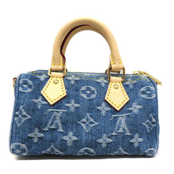 24007132 Louis Vuitton Nano Speedy LV Remix Monogram Denim