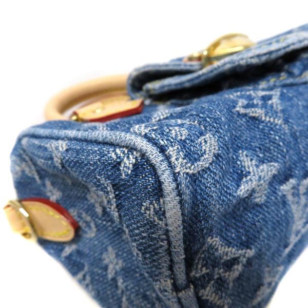 24007136 Louis Vuitton Nano Speedy LV Remix Monogram Denim