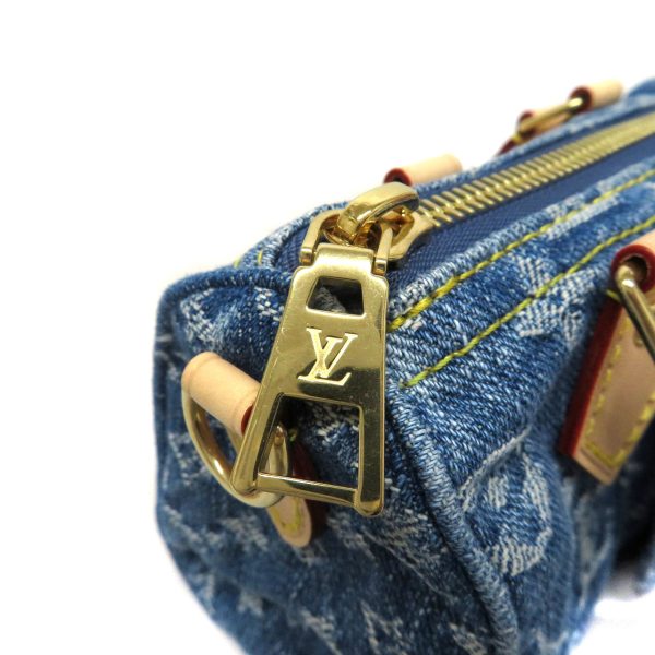 24007138 Louis Vuitton Nano Speedy LV Remix Monogram Denim