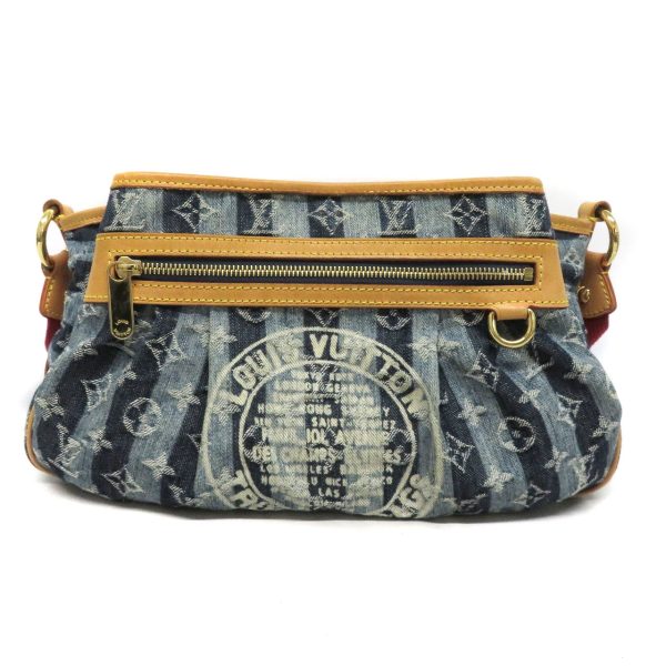 24008061 1 Louis Vuitton Porte Epol Raye Monogram Denim Blue