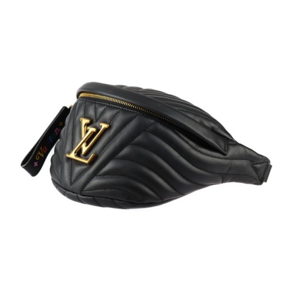 2401043007006 2 Louis Vuitton New Wave Bum Bag Waist Bag Calf Leather Black Body Bag
