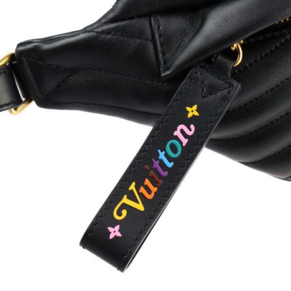 2401043007006 5 Louis Vuitton New Wave Bum Bag Waist Bag Calf Leather Black Body Bag