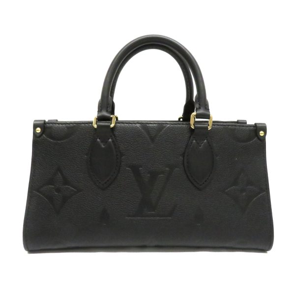 24012191 Louis Vuitton On the Go EW Monogram Empreinte Hand Bag Black