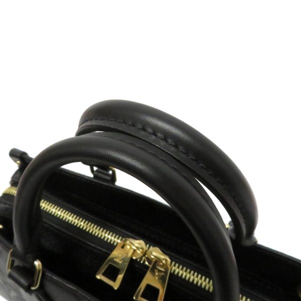 240121911 Louis Vuitton On the Go EW Monogram Empreinte Hand Bag Black