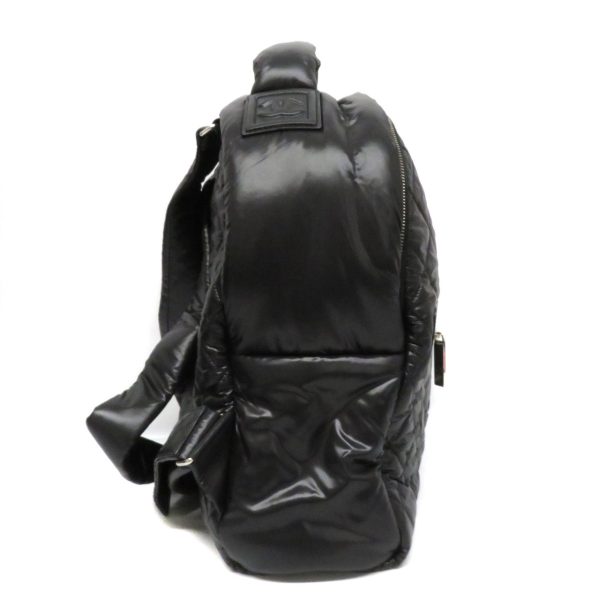 24012253 Chanel Coco Nylon Backpack Cocoon Black