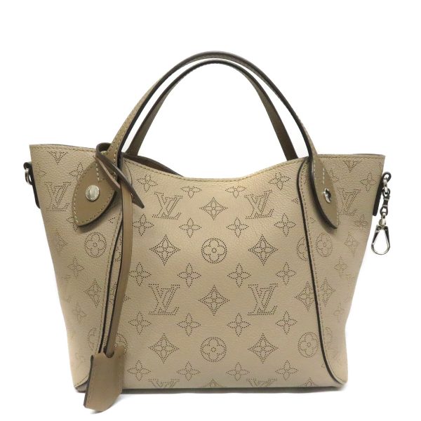 24013321 Louis Vuitton Hina PM Mahina Handbag Grey