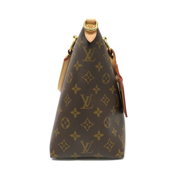 24024203 Louis Vuitton V Tote leather Handbag Brown