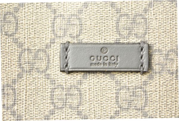 24030212 g 5 Gucci GG Supreme Tote Bag Canvas Light Gray Beige