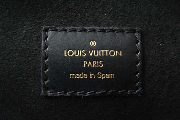 240307 lv 6 Louis Vuitton Monogram Empreinte PM Leather Backpack Mini Rucksack Black