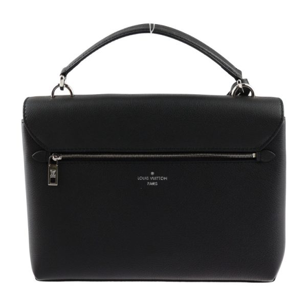 2404033007033 4 Louis Vuitton My Lock Me Grained Calf Leather 2way Shoulder Bag Handbag Black