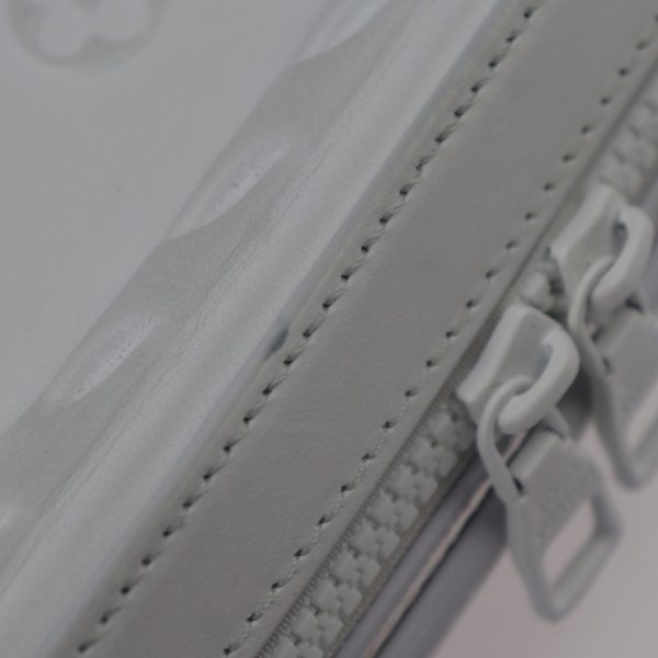 2409053007033 8 Louis Vuitton Handle Soft Trunk LV Ornament Monogram Calf Leather Shoulder Bag White