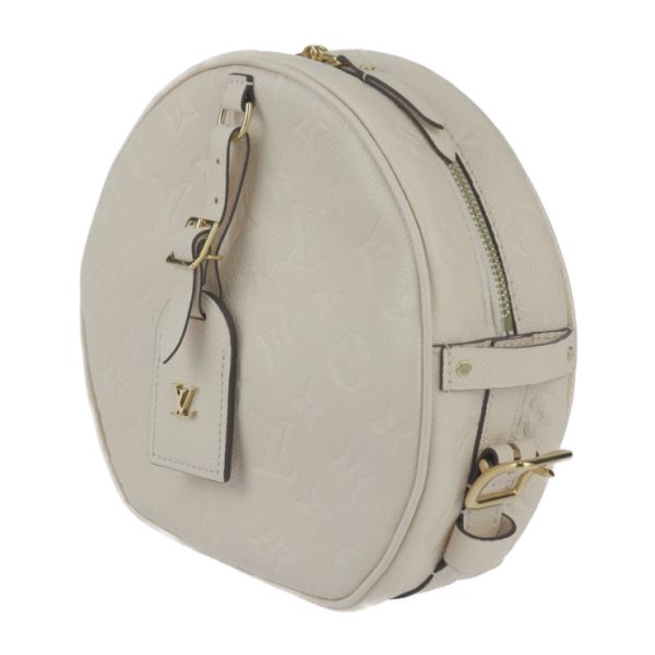 2411043007058 2 Louis Vuitton Boite Chapeau Souple Shoulder Bag Monogram Empreinte Crème Light Beige Gold Hardware