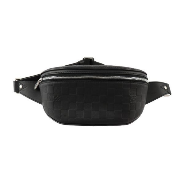 2414033007082 1 Louis Vuitton Bum Bag Damier Infini Leather Waist Bag Pouch Black