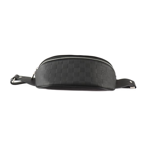 2414033007082 4 Louis Vuitton Bum Bag Damier Infini Leather Waist Bag Pouch Black