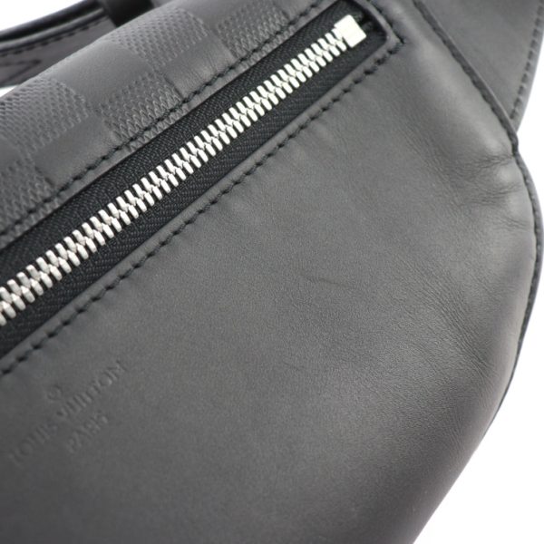 2414033007082 7 Louis Vuitton Bum Bag Damier Infini Leather Waist Bag Pouch Black